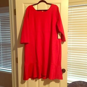 Coral Elloquii dress/ wiling to bargain